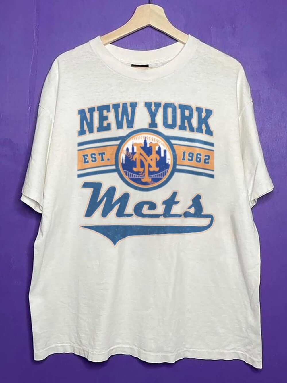 Throwback New York Mets Baseball Unisex Shirt, Retro MLB New York Mets Shirt Tee